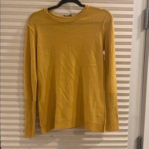 Autumn Cashmere Mustard Yellow Sweater